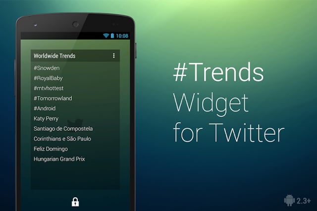 Trends Widget for Twitter截图6