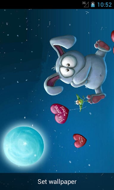 Live Wallpaper Rabbit Balloon截图2