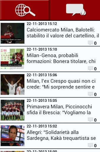 Calcio Milan App截图4