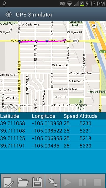 GPS Simulator Free截图2
