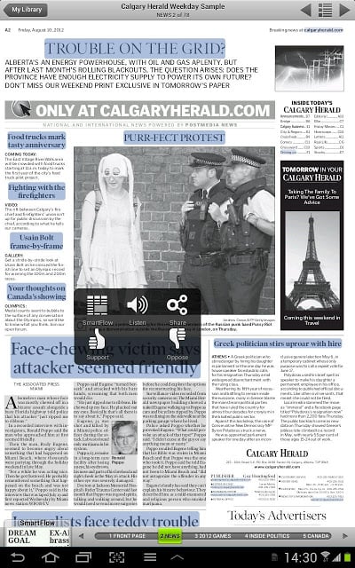 Calgary Herald ePaper截图3