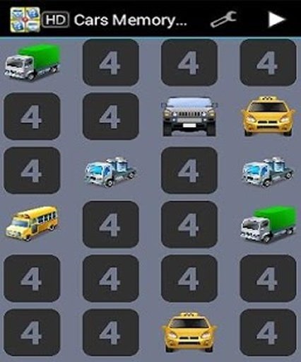 Cars Memory Games截图11