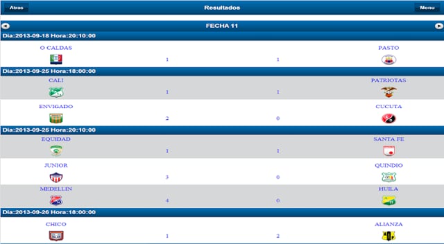 Liga Colombiana截图2