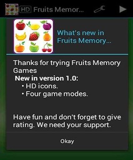 Fruits Memory Games截图10