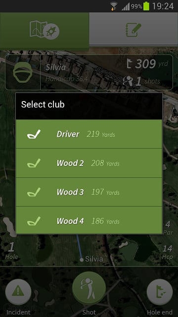 sCaddie: Golf GPS &amp; Scorecard截图2