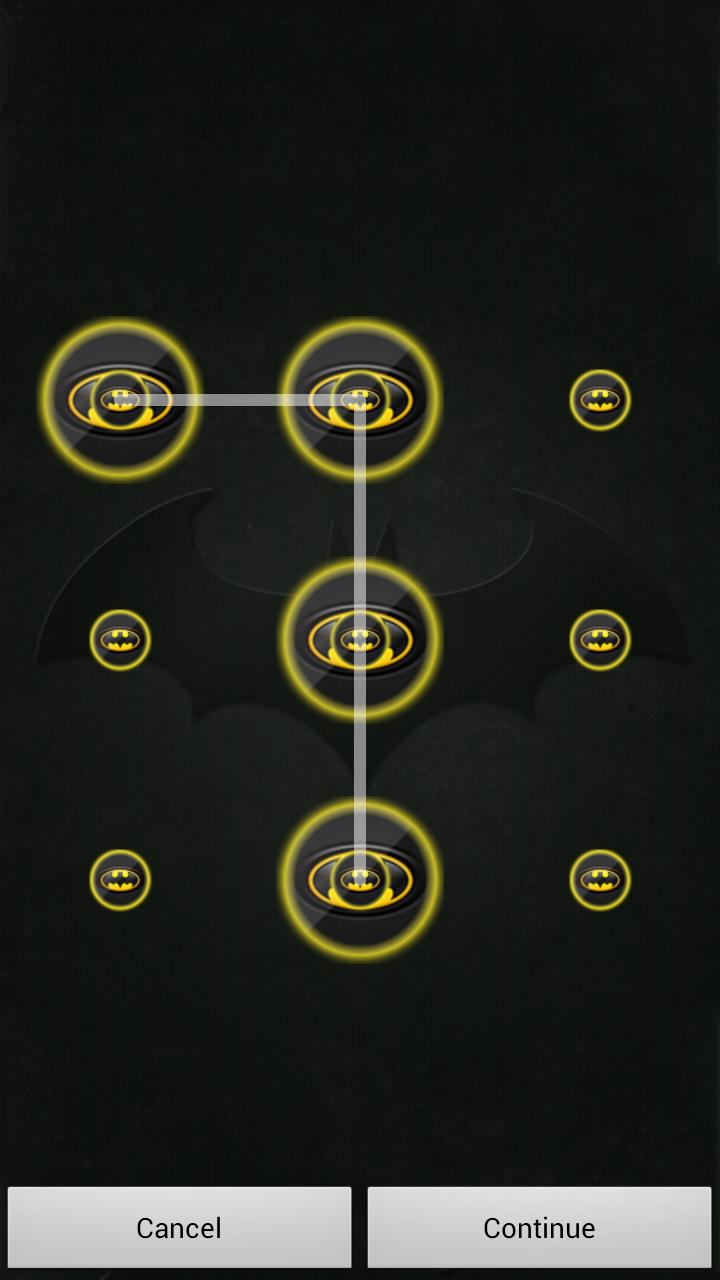 蝙蝠侠图案锁屏截图1