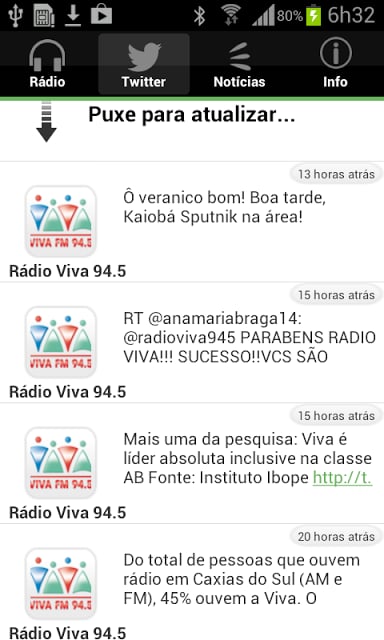 R&aacute;dio Viva 94.5截图2