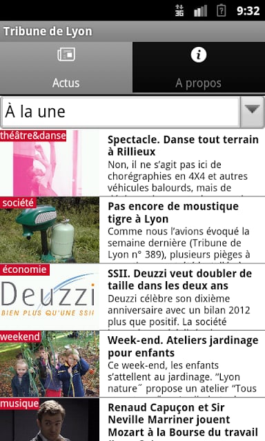 Tribune de Lyon截图1