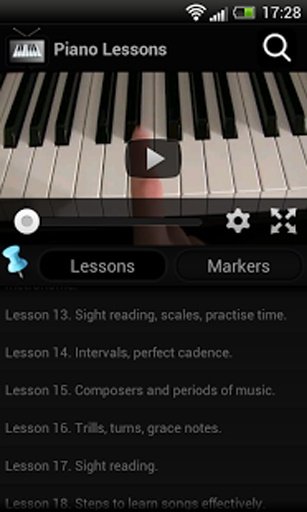 Piano lessons on video截图3
