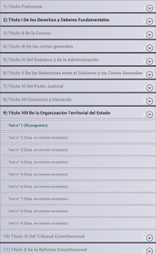 Constituci&oacute;n Test Examen Free截图6