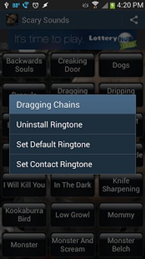 Scary Horror Ringtone Sounds截图2