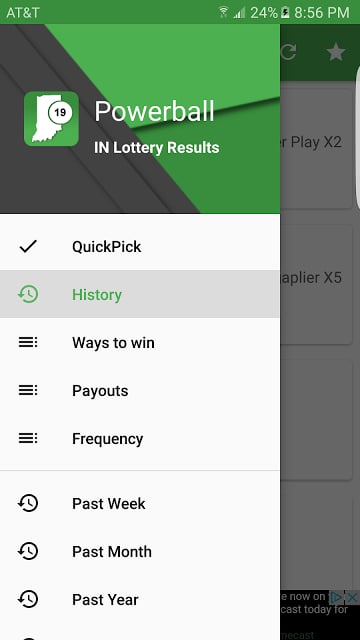 IN Lottery Results截图2