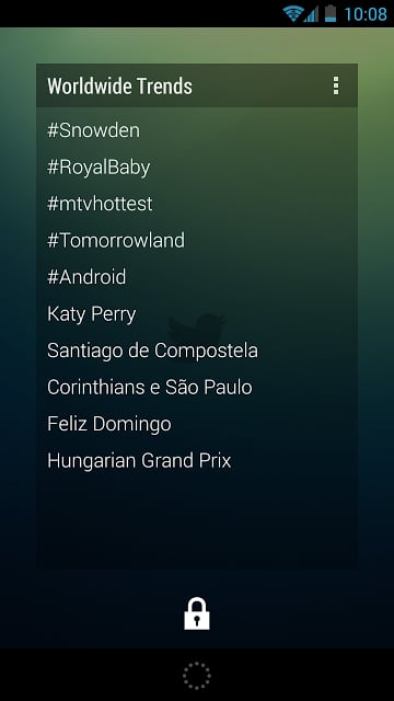 Trends Widget for Twitter截图4