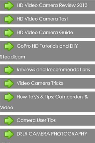 HD Video Camera Tips截图1