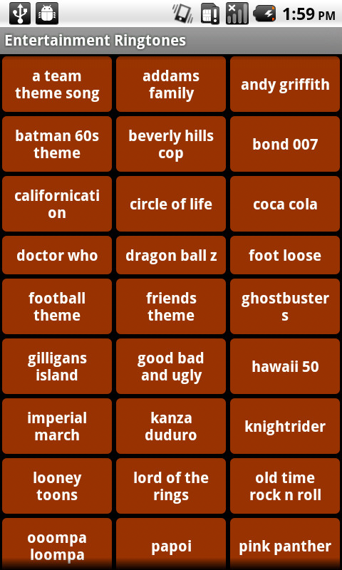 Entertainment Ringtones截图2