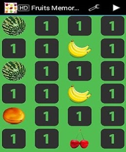 Fruits Memory Games截图7