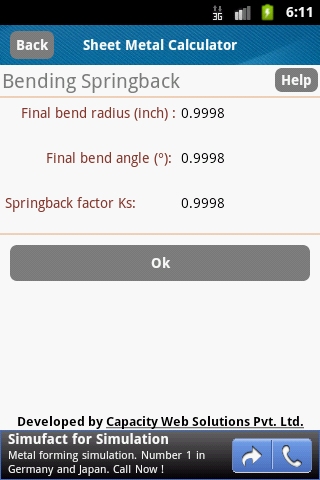 Sheet Metal Calculator截图6