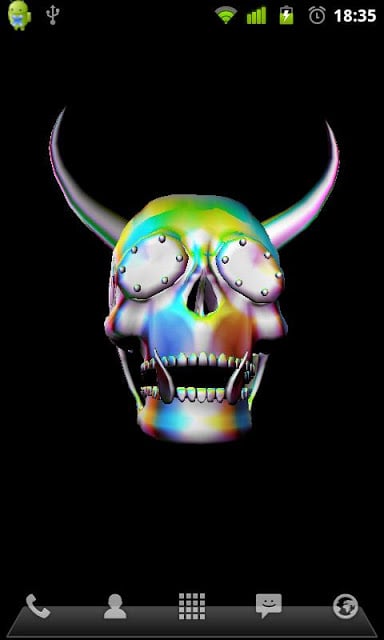3D Skulls Live Wallpaper截图8