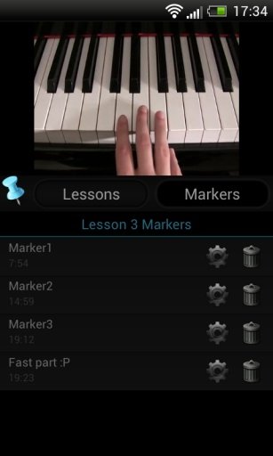 Piano lessons on video截图10