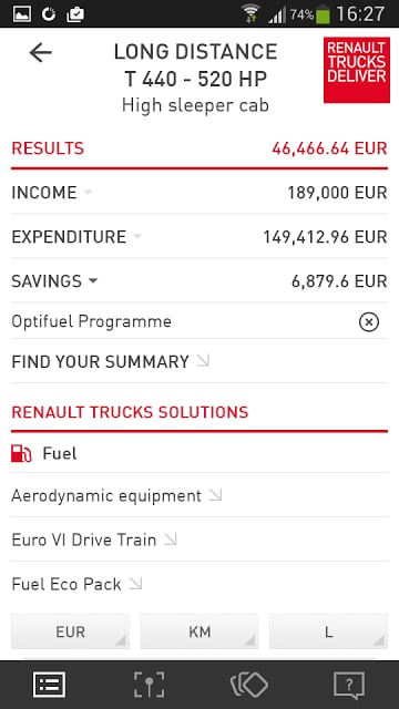 Cost Saver by Renault Trucks截图9