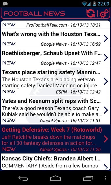 Houston Football News截图4