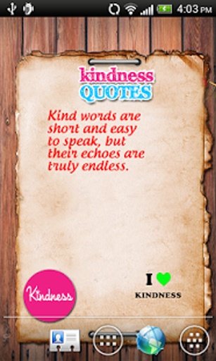 Kindness Quotes Live WallPaper截图2