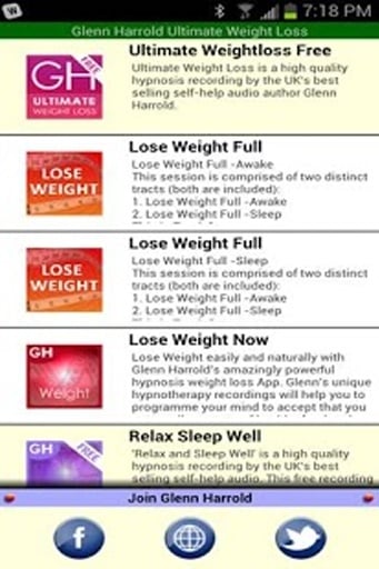 Ultimate Weight Loss - Glenn Harrold截图1