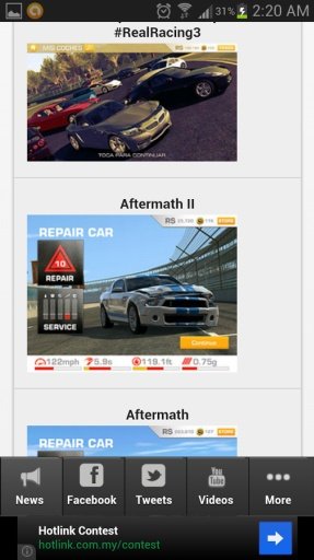 Real Racing 3 Unofficial App截图3