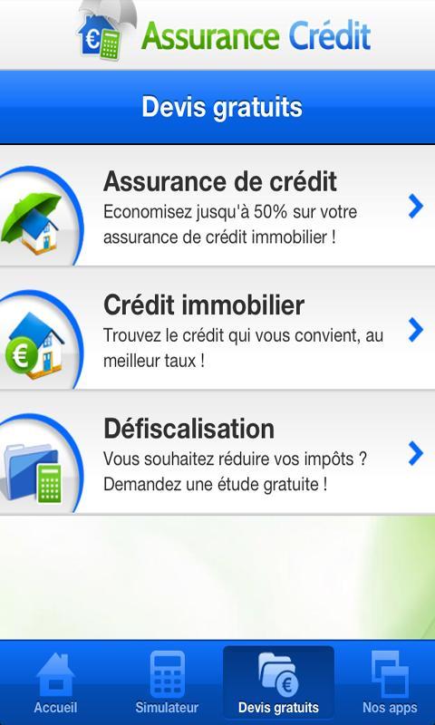 Assurance Cr&eacute;dit截图2