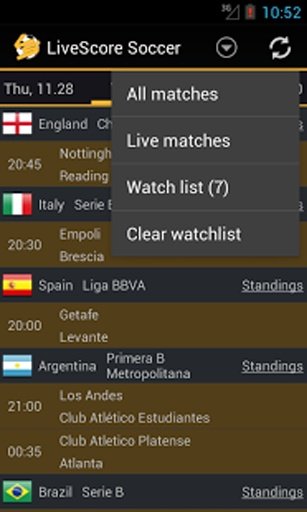 LiveScore Soccer截图2