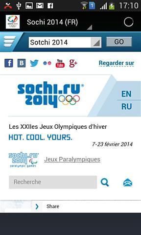 Mobile Sochi 2014截图4