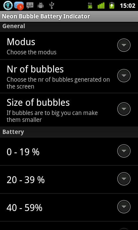 Neon Bubbles Live Wallpaper截图3