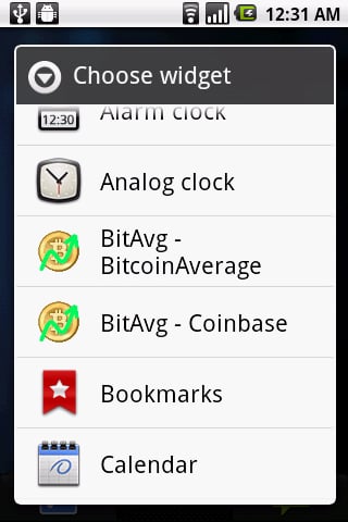 BitAvg Free - Bitcoin Widgets截图2