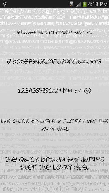 Silly fonts for FlipFont free截图3