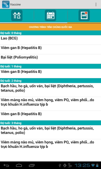 Quản l&yacute; lịch ti&ecirc;m chủng截图6