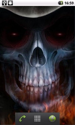 3D Skull Live Wallpaper截图6