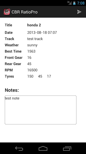 CBR 600 Gear Ratio Pro截图1