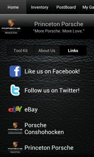 Princeton Porsche DealerApp截图4