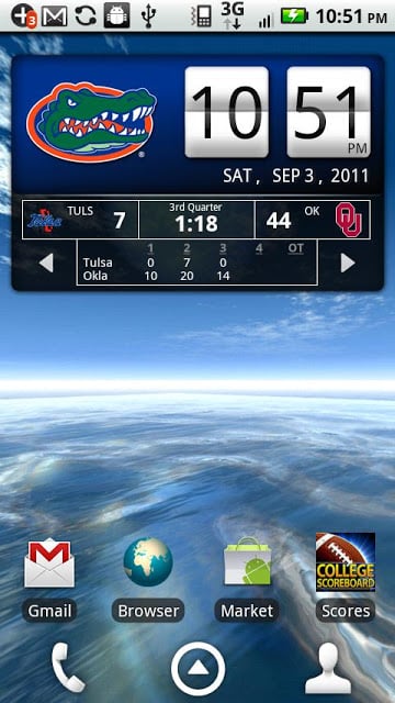 Florida Gators Live Clock截图4