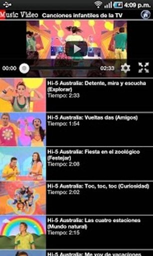 Canciones infantiles de la TV截图3