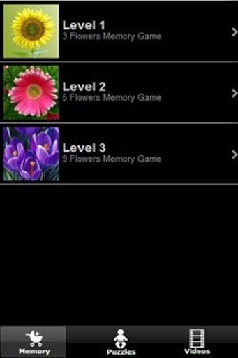 Flowers Memory Game截图1