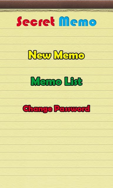 Secret Memo(Free note)截图1