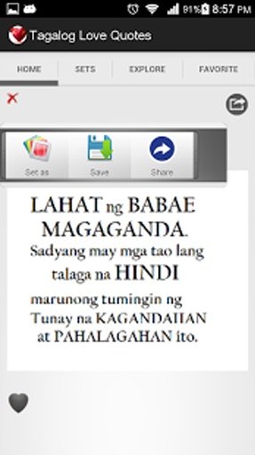 Tagalog ღ Quotes截图10