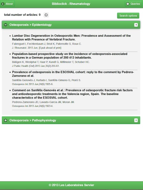 Biblioclick in Rheumatology截图5