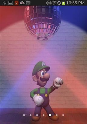 Disco Luigi Live Wallpaper截图2