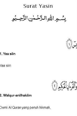 Surat Yasin & Terjemahan截图2