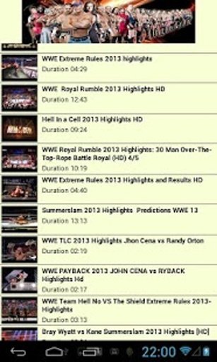 WWE Videos Highlights截图6