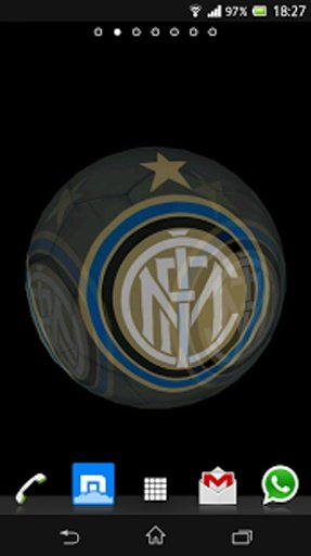Ball 3D Inter Milan LWP截图10