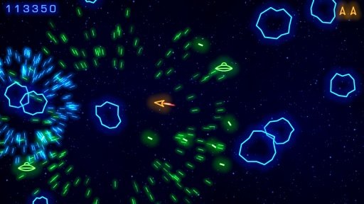 Neon Blast - Asteroid Shooter截图6