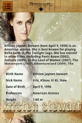 Kristen Stewart Fan App截图10